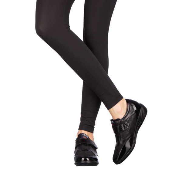 Γυναικεία casual παπούτσια Strena μαύρα - Kalapod.gr